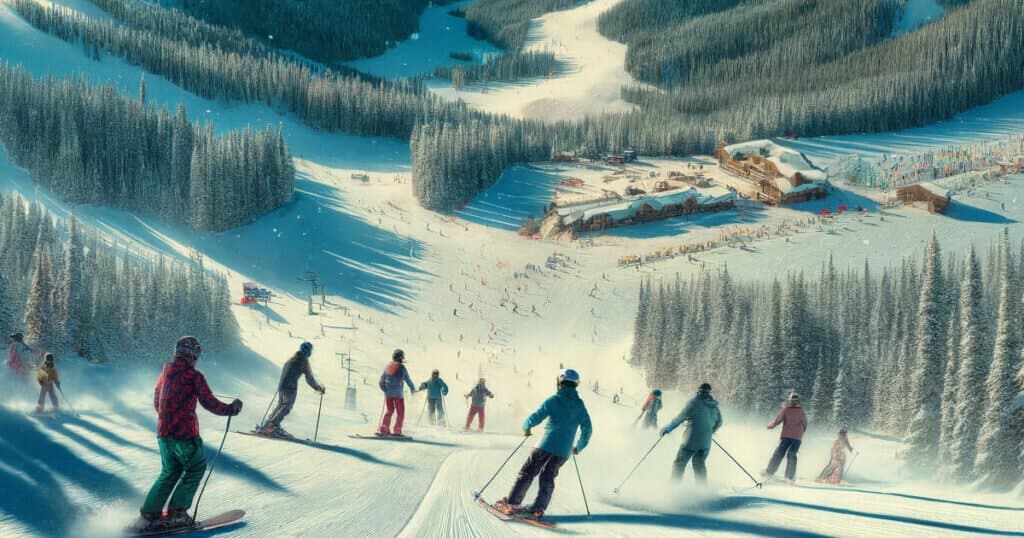 Arapahoe Basin Skiing Late Into The Season From Denver